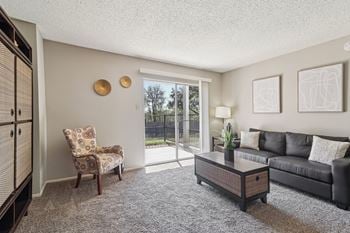 Open living spaces with natural light